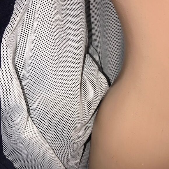 Champion Women's Colorblock Full Zip Sweater Jacket Black/Blue/White Size XL - Picture 4 of 5